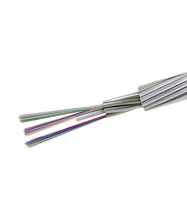 Fio Terra Óptico OPGW Fibra Óptica 24 48 Fibras para Sistemas de Transmissão de Energia