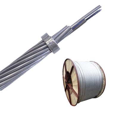 OPGW Optical Power Ground Wire Fiber Optic Cable 24 48 Core Single Mode Overhead Power Transmission