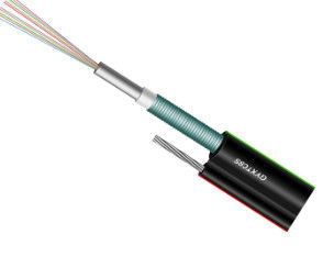 Cabo pendente da fibra de Ftth cabo ótico da fibra interna exterior do único modo de 2/4/6/8 núcleos