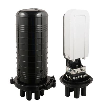 IP68 plástico 1 em 4 para fora do fechamento da tala da fibra ótica da abóbada