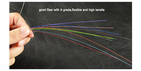Cabo de fibra ótica não blindado do tubo da unidade de GYFXY MDPE 5.5mm