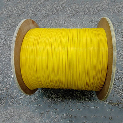 Cabo de fibra ótica interno 1core 0.9mm do amortecedor apertado simples da manutenção programada milímetro Om3 Om4 Om5