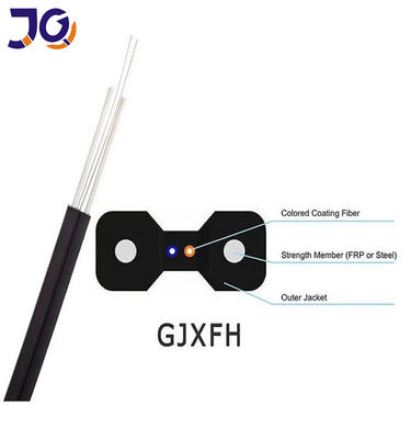 G657A1 A2 1 retiram o núcleo do cabo pendente GJXH GJXFH da fibra ótica interna de FTTH