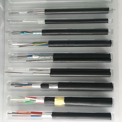 núcleo GYTC8S do apoio 48 do auto do cabo de fibra ótica de 500M Figure 8