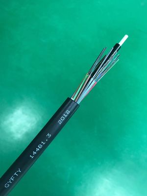 Cabo de fibra ótica exterior do multi núcleo de Gyfty Gyty 144 do modo