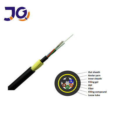 Cabo de fibra ótica aéreo 12 de ADSS 24 48 96 núcleos G652D G657A