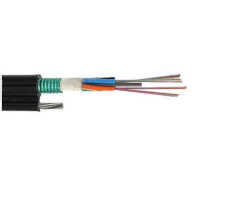 Núcleo 48 de fibra ótica aéreo do cabo 24 de GYTC8S autossuficiente