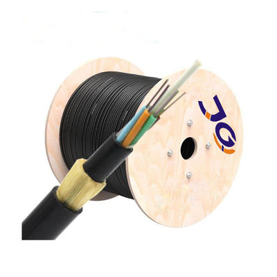 O tubo fraco do cabo de fibra ótica do núcleo ADSS de uma comunicação 24 encalhou