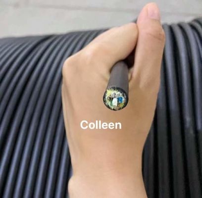 G655 despesas gerais aéreas do cabo da fibra do período ADSS da dupla camada 300m