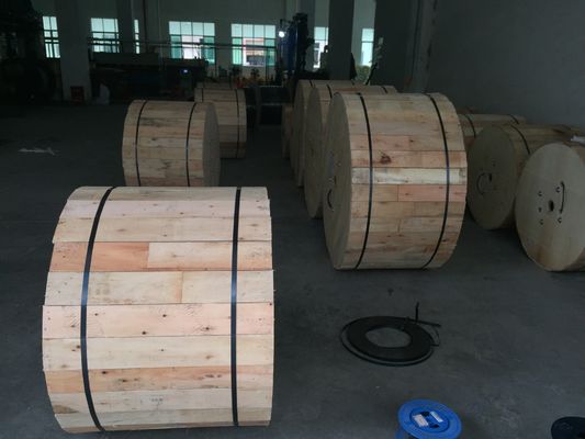 Cabo de fibra ótica exterior blindado GYTA do único modo de 6 núcleos do ISO