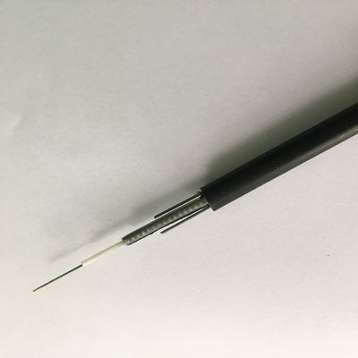 Estrutura compacta do cabo de fibra ótica aéreo do núcleo de GYXTW 12