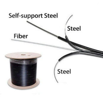 Cabo pendente 1 da fibra ótica de G652D G657A LSZH FTTH núcleo 2 4