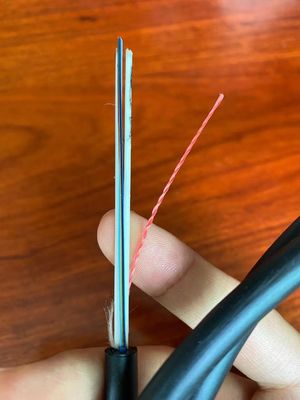 Cabo de fibra ótica do único Losse tubo de ASU80 autossuficiente