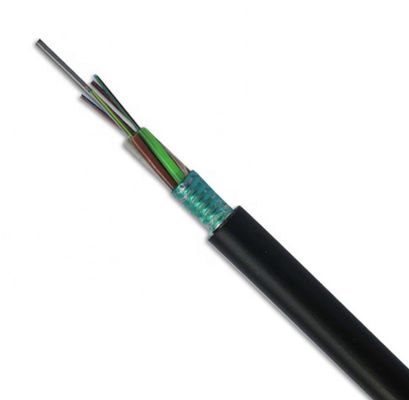Cabo de fibra ótica exterior do núcleo GYTA do modo 96 da fita de alumínio único