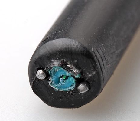 4 6 8 12 24 Núcleos GYXTW Cabos de fibra óptica de modo único para o exterior Faixa de aço Armadura paralela de aço