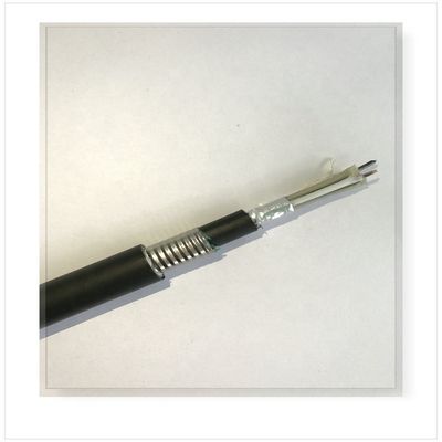 Canal blindado 24 do cabo GYTS da fibra cabo de fibra ótica de 48 96 144 288 núcleos