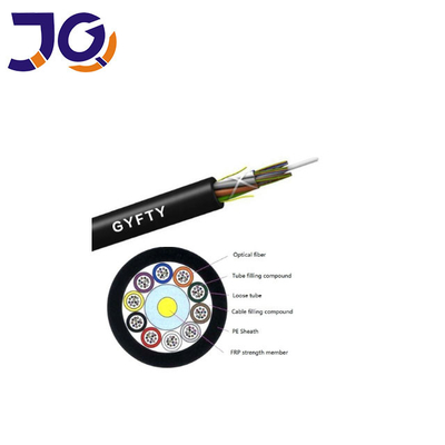 Cabo de fibra ótica aéreo do núcleo G652D de GYFTY 24 para trabalhos em rede