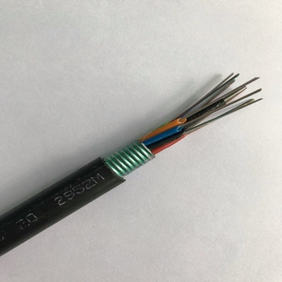 cabo subterrâneo GYFTS do canal do único modo 144Cores