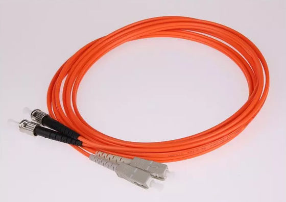 Cabo de remendo multimodo frente e verso da fibra ótica da personalização FTTH OM3 3.0mm