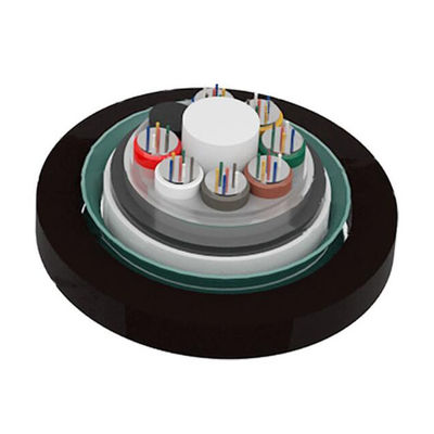 Cabo de fibra ótica subterrâneo fraco encalhado do tubo GYFTA53