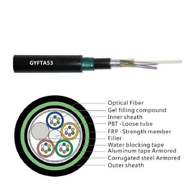 96 cabo dobro enterrado direto da bainha do núcleo GYFTA53