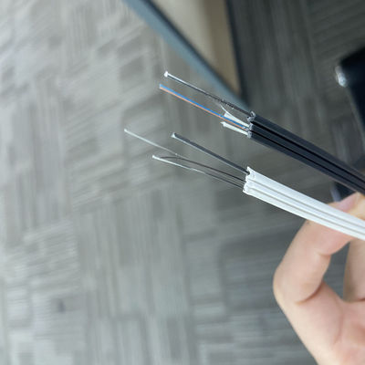 Cabo pendente da fibra ótica do núcleo FTTH do único modo 8