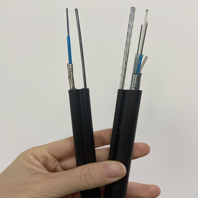 GYTC8S figuram o revestimento aéreo do PE do cabo de fibra ótica 8