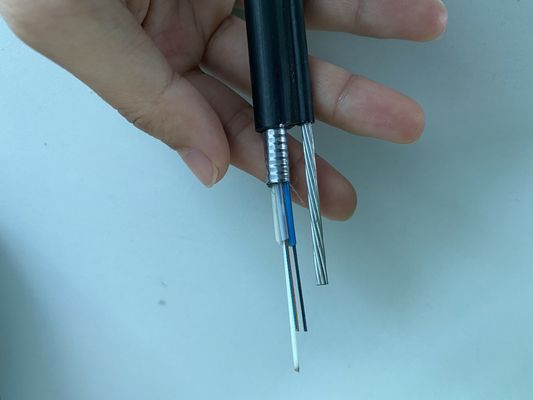 G652 figuram 8 cabo de Optica da fibra do apoio do auto de 16 núcleos