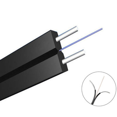 Cabos de fibra óptica FTTH G652D G657A Fibra 1 2 Núcleo de modo único GJYXCH/GJXH Cabos de queda