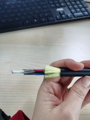 24 hilos 48 núcleo ADSS Aramida Fios Cable Fibra Óptica Cable 80m 100m 120m 200m Sspan Fibra Óptica Preço de fábrica