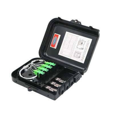 Caixa IP65 do divisor do Plc do terminal da caixa de distribuição da fibra ótica do PC do ABS do porto de FDB 8