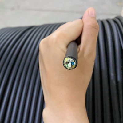 Núcleo exterior aéreo do cabo de fibra ótica 48 de G652d autossuficiente ADSS