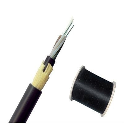 O cabo de fibra ótica exterior aéreo ADSS 24 retira o núcleo do dielétrico do fio de G652D Aramid autossuficiente