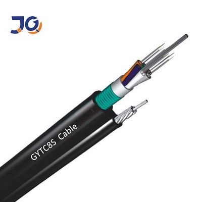 Autossuficiente cabo de fibra ótica aéreo exterior FTTH Gyxtc8s 4 do figo 8 núcleo 6 8 12