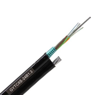 Figura aérea 8 núcleo 72/96 do comprimento do cabo de fibra ótica GYTC8S 1km