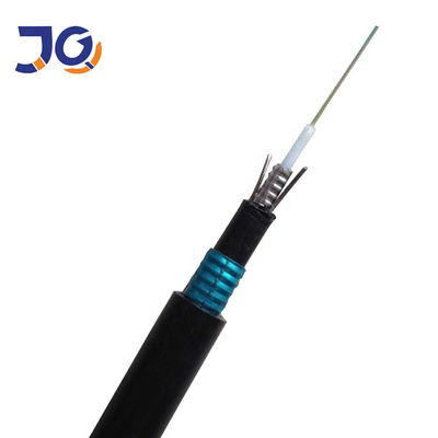 G652D 2 4 6 12 24 retiram o núcleo do cabo de fibra ótica GYXTW53 exterior para trabalhos em rede