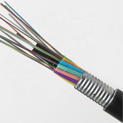 Outdoor GYTA G652D GYTA / GYTS 12 24 núcleos de modo único G652D cabo de fibra óptica