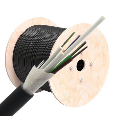 Cabo de fibra ótica exterior não metálico do membro de força de GYFTY não blindado