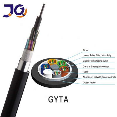 Cabo de fibra ótica exterior de alumínio do canal de G652d Gyta para o acesso das espinhas dorsais