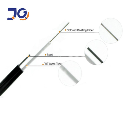 Tubo fraco central aéreo não blindado dos cabos óticos da fibra de Fig8 GYXTC8Y