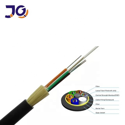 Cabo ótico aéreo 24 de Monomodo ADSS Fibra 48 96 Hilos
